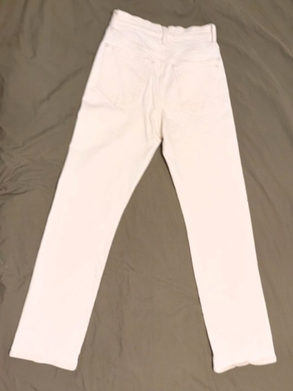 Madewell High-Rise 90s Straight Jeans, Size 26, Cream Color - Picture 11 of 11